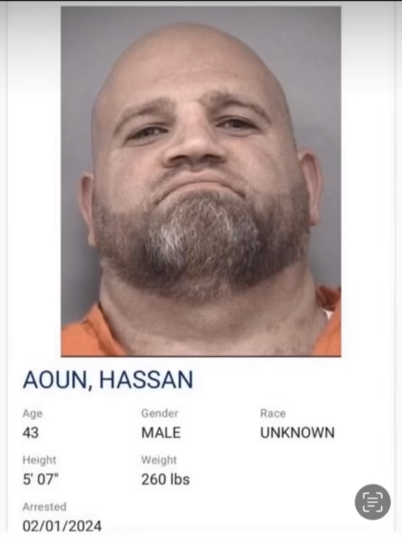 Mugshot of Hassan Aoun